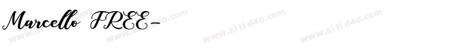 Marcello FREE字体转换